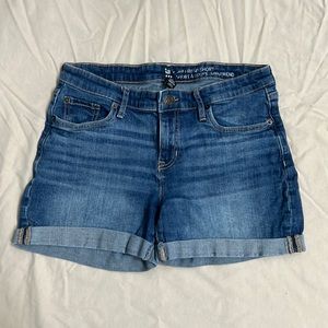 Gap denim cuffed shorts sz 4